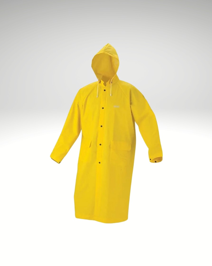 rain coat yellow